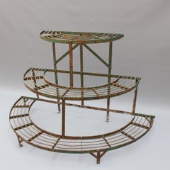 French Half-Moon Plant Stand, circa 1900-1920