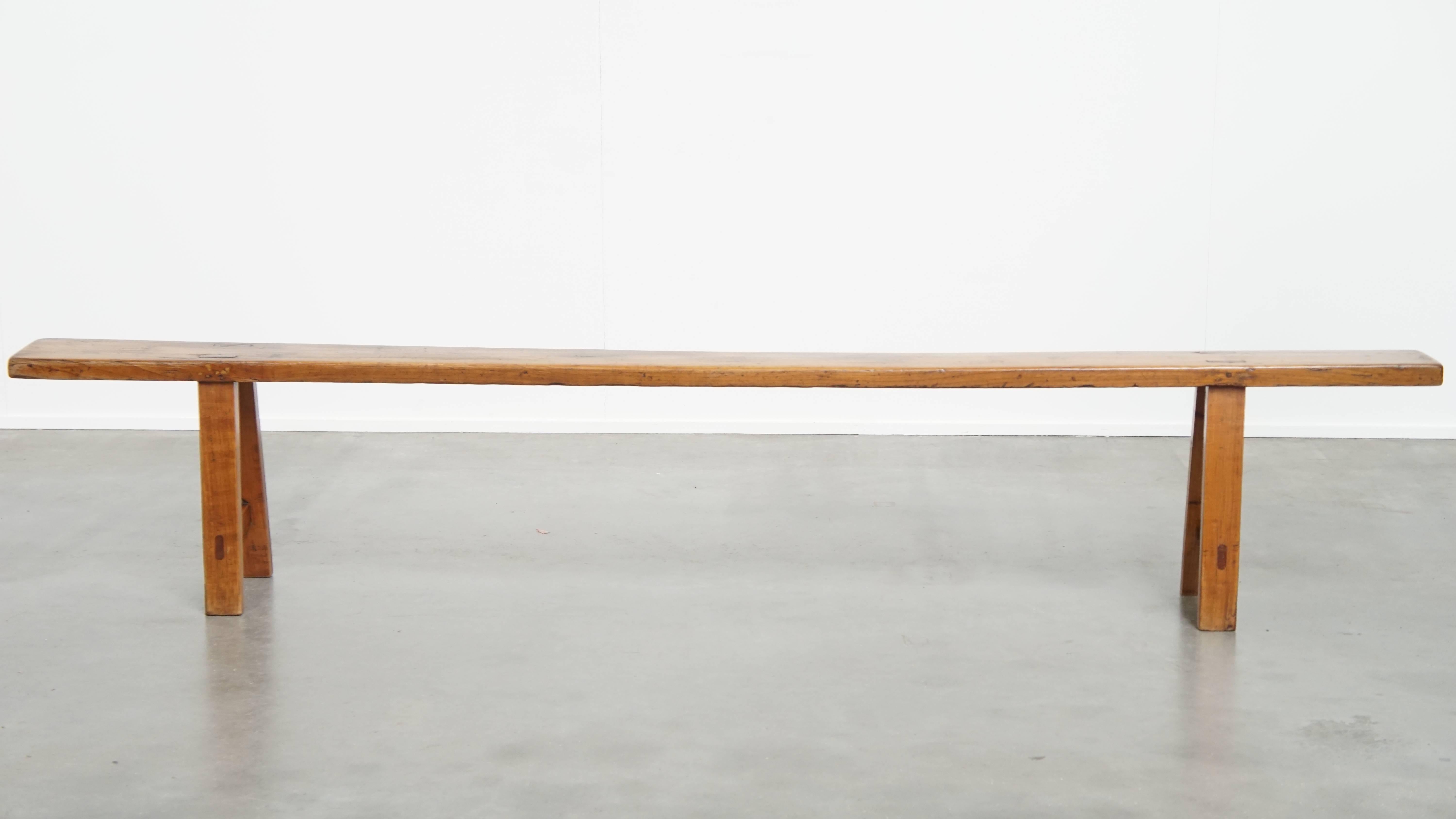 Hand-Crafted French hallway bench / bench for the dining table For Sale