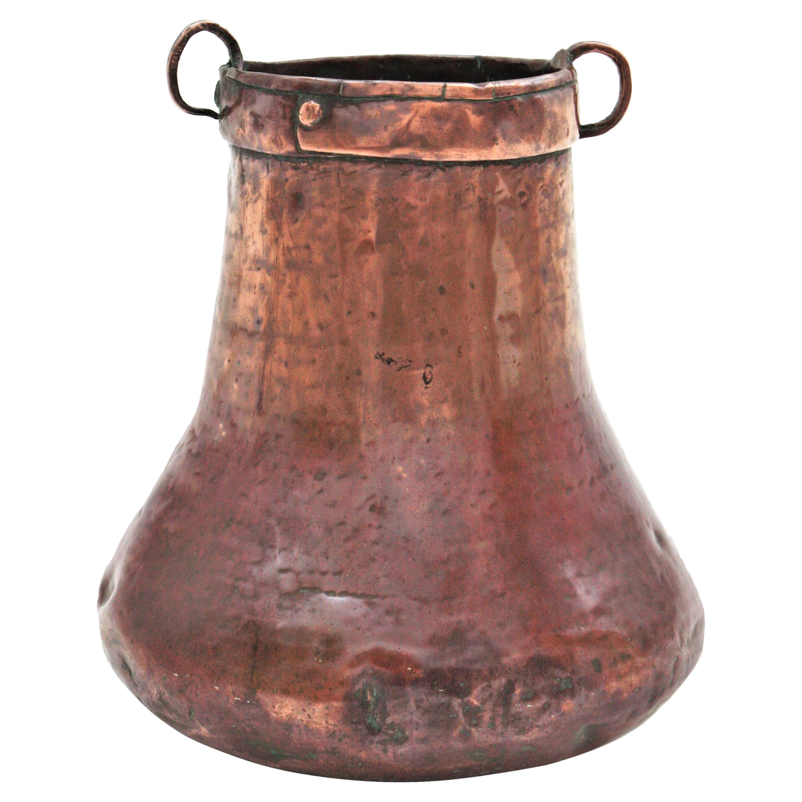 Solid Hammered Copper Pots from Southern India For Sale at 1stDibs