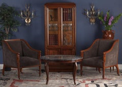 French Hand-Blown Crystal Glasses, Set of 10, 20th Century