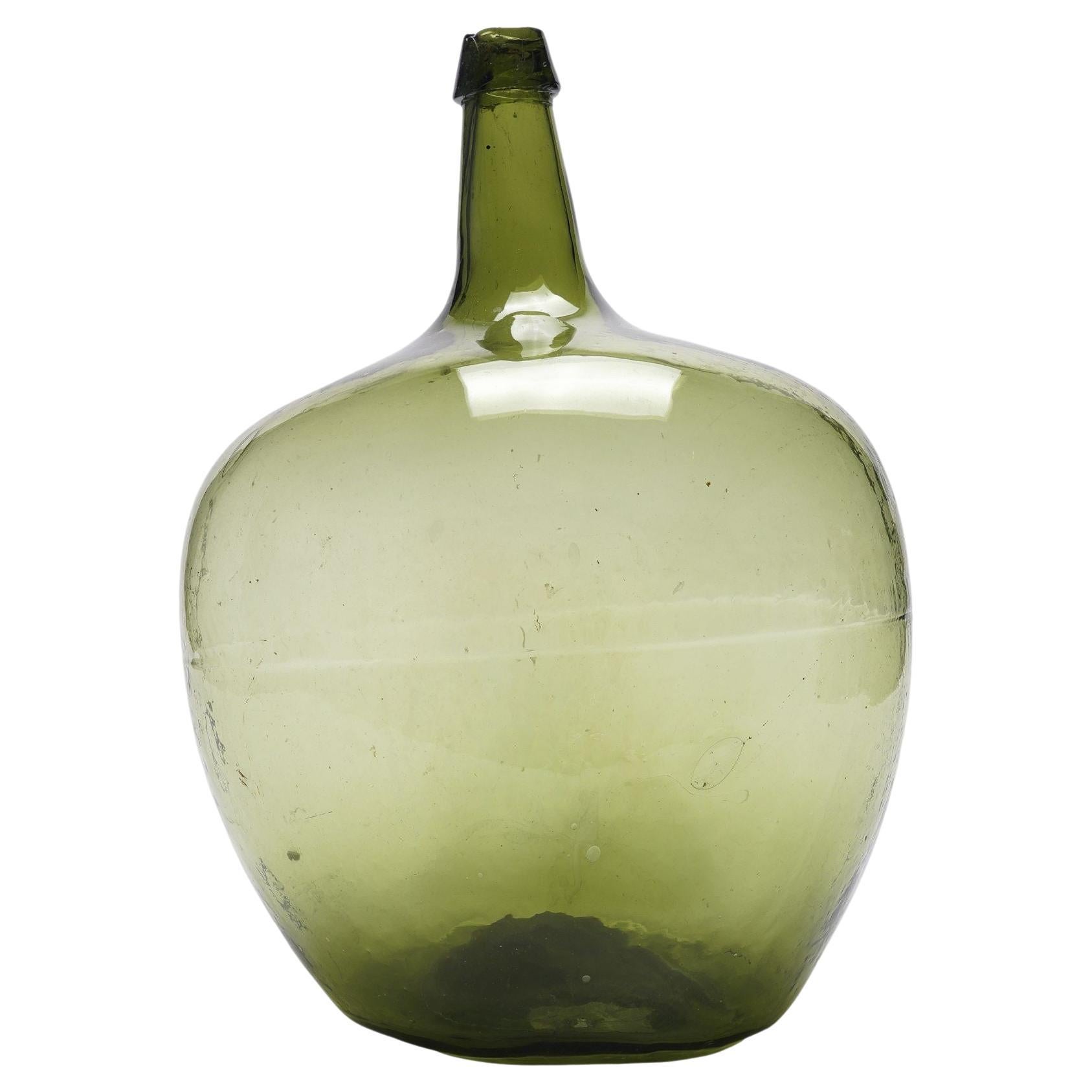 Damigiana francese in vetro soffiato a mano, 1815-35 ca. in vendita