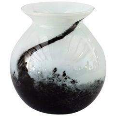 French Hand Blown Glass Vase, Early 21st Century