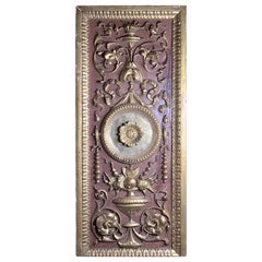 French Hand Carved Antique Wall Hanging