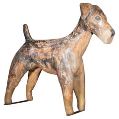 French Hand Carved Dog Carousel Ride c.1950