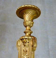 French Hand Carved Gilt Wood Stand, circa 1880