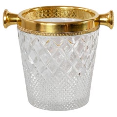 French Hand Made Cut Crystal Champagne Bucket