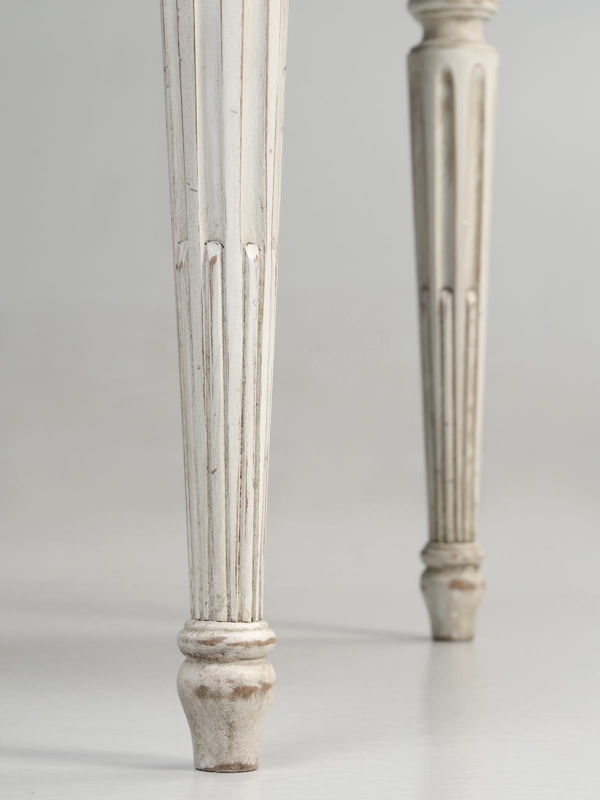 French Hand-Made Louis XVI Style Armchairs Choice of Finish Side Chair Available For Sale 7