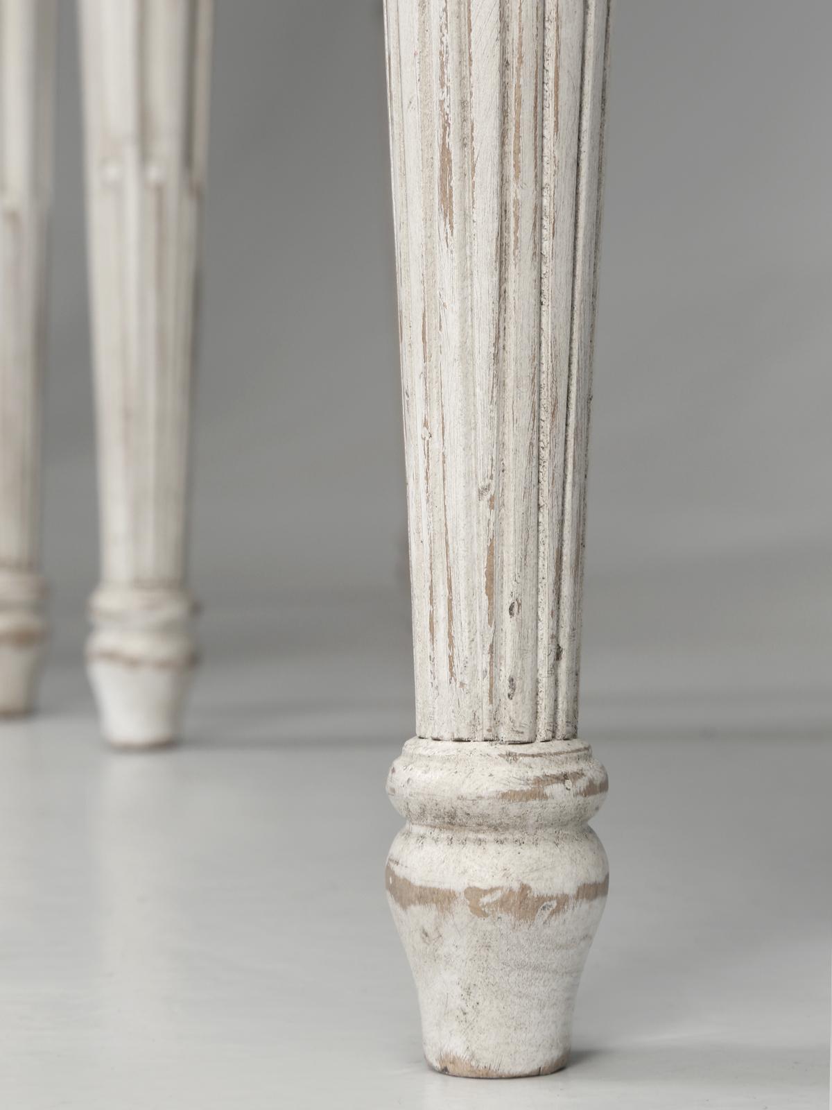 French Hand-Made Louis XVI Style Armchairs Choice of Finish Side Chair Available For Sale 8