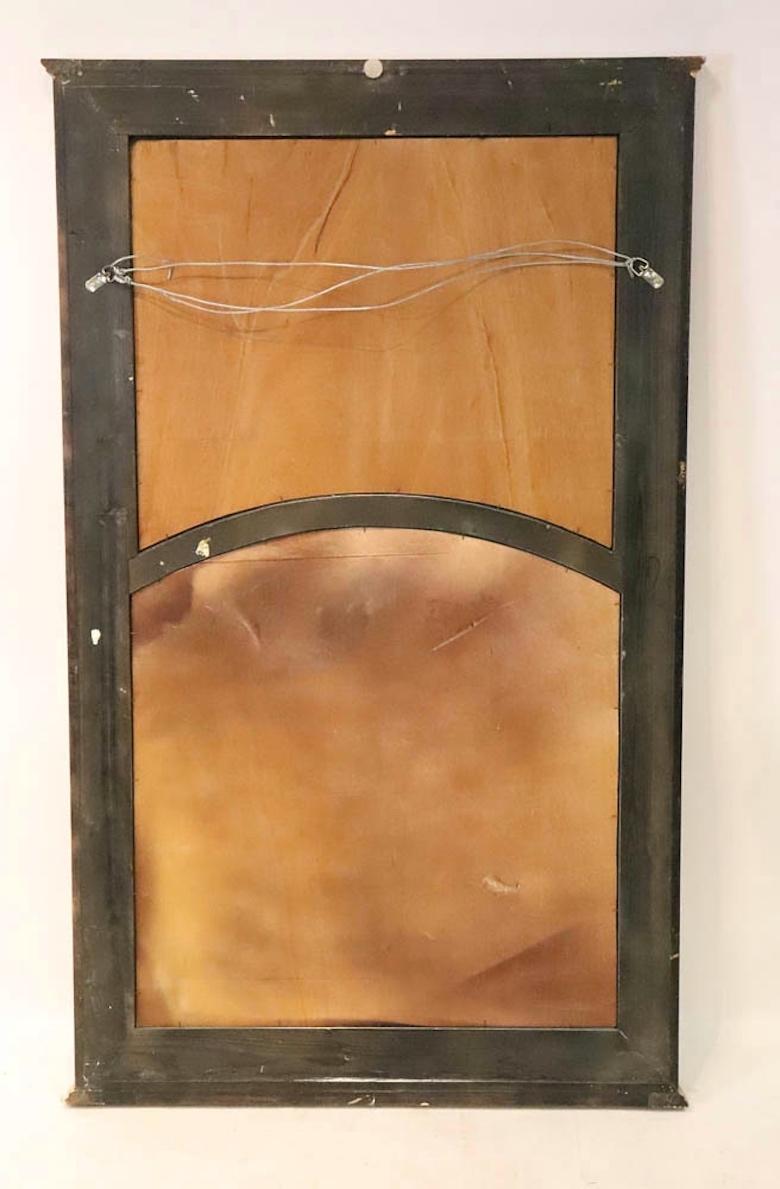 Miroir Trumeau français peint à la main et décoré de dorures en vente 2