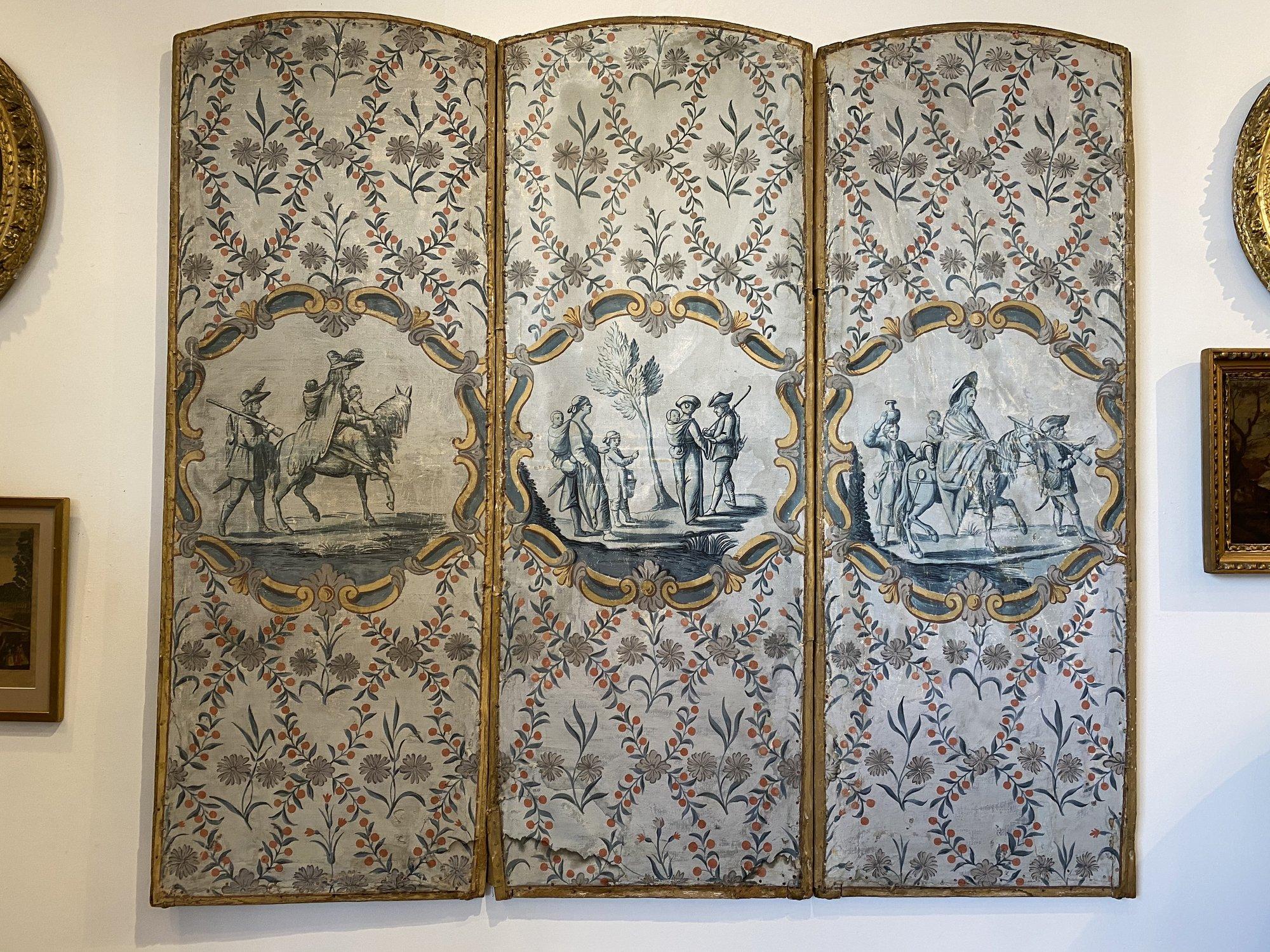 french 18th century wallpaper