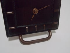 Orologio francese in pelle cucito a mano