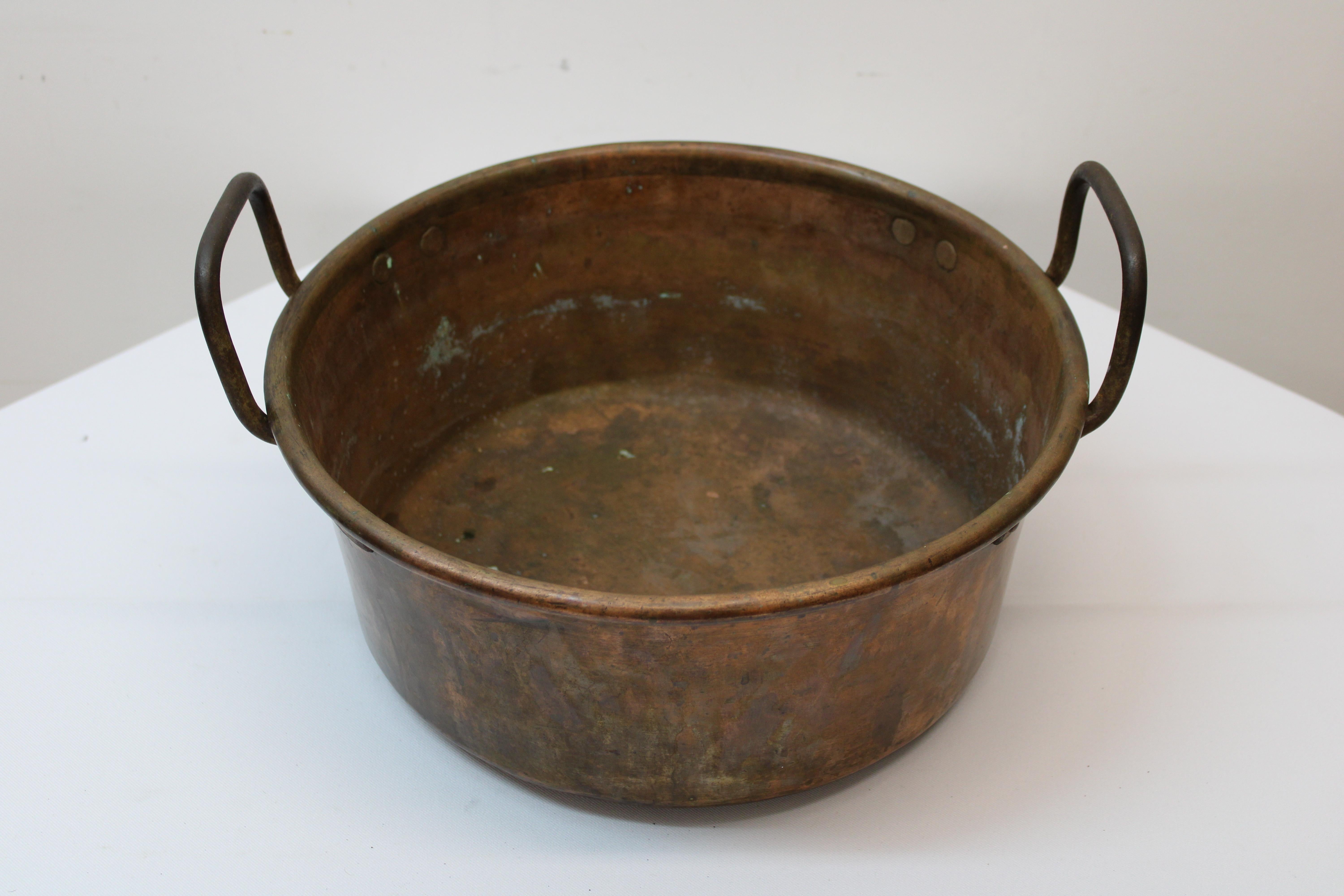 C. Early 20th century.

French handled copper pot.