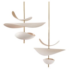 French Handmade Ceramic Ceiling Lamp