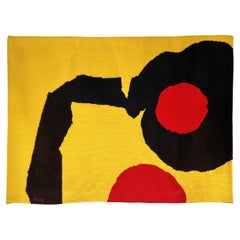 Französischer handgefertigter Wandteppich mit dem Titel „Oteruelo“, entworfen und signiert von Luis Feito