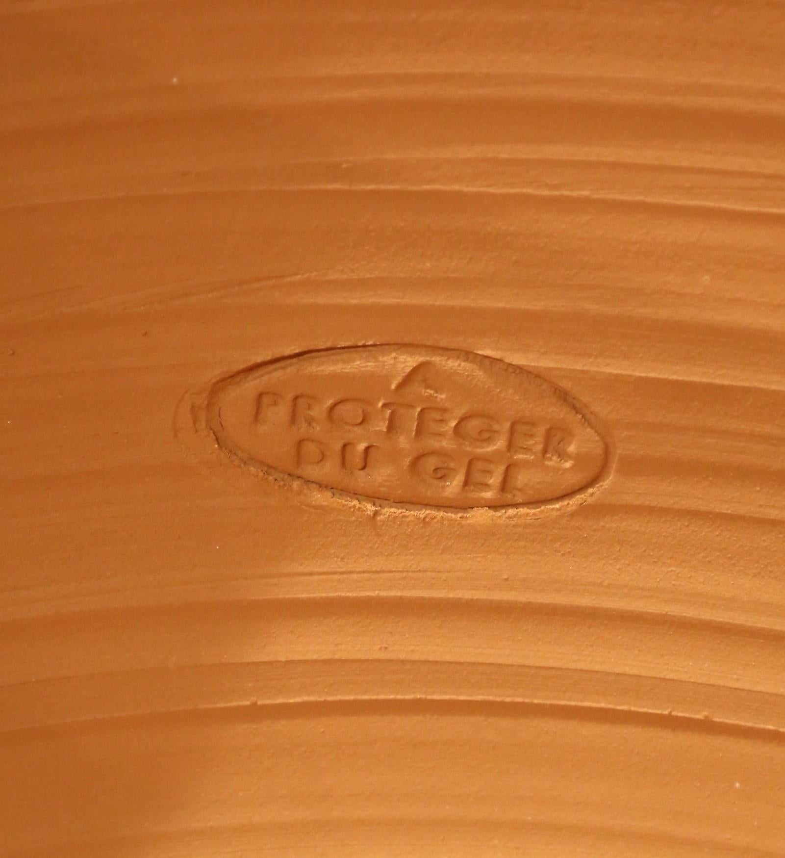 Jardinera Urna Tazón Anduze de Terracota hecha a mano en Francia por La Madeleine en venta 2