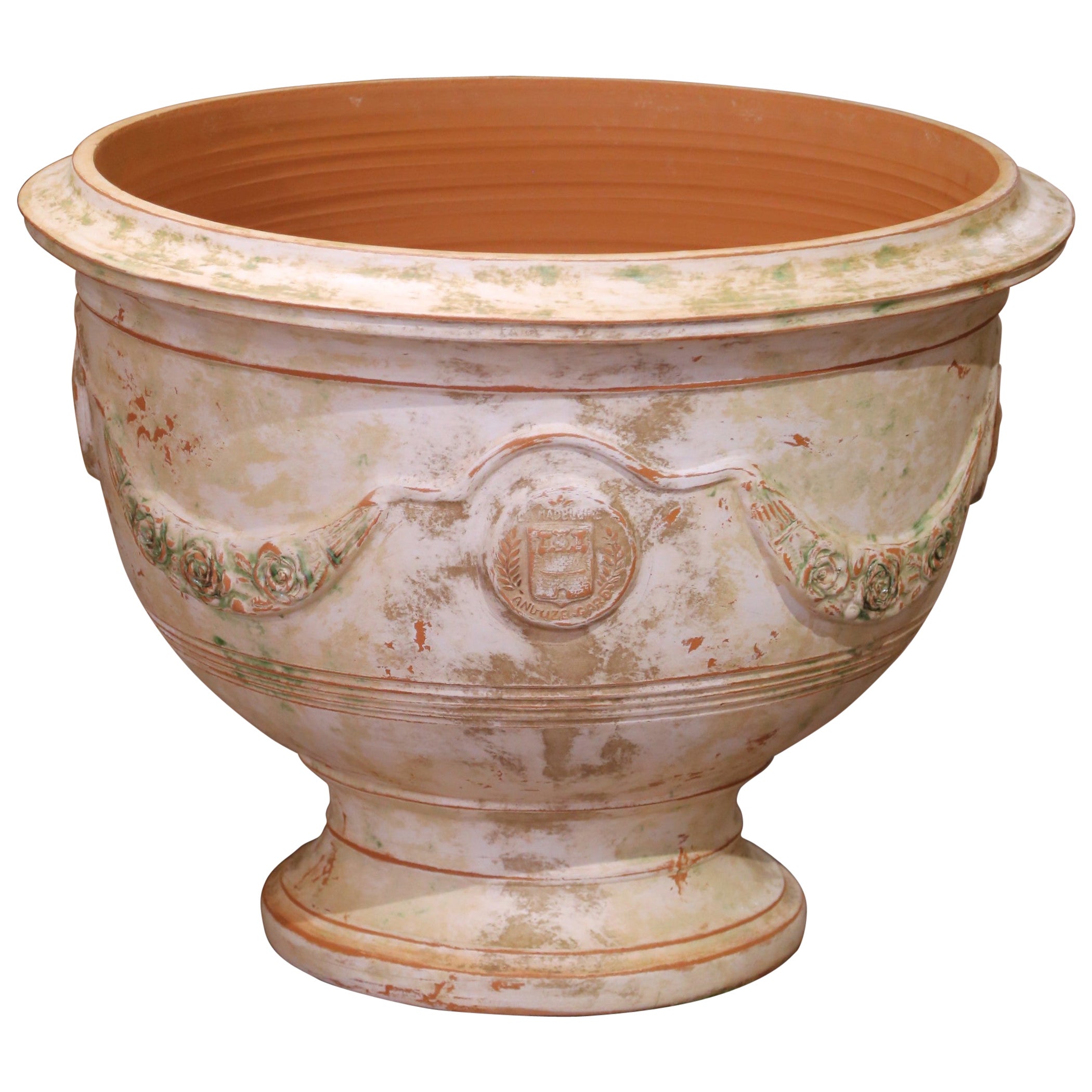 Jardinera Urna Tazón Anduze de Terracota hecha a mano en Francia por La Madeleine en venta