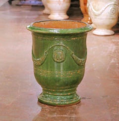 French Handmade Terracotta Anduze Planter by La Madeleine