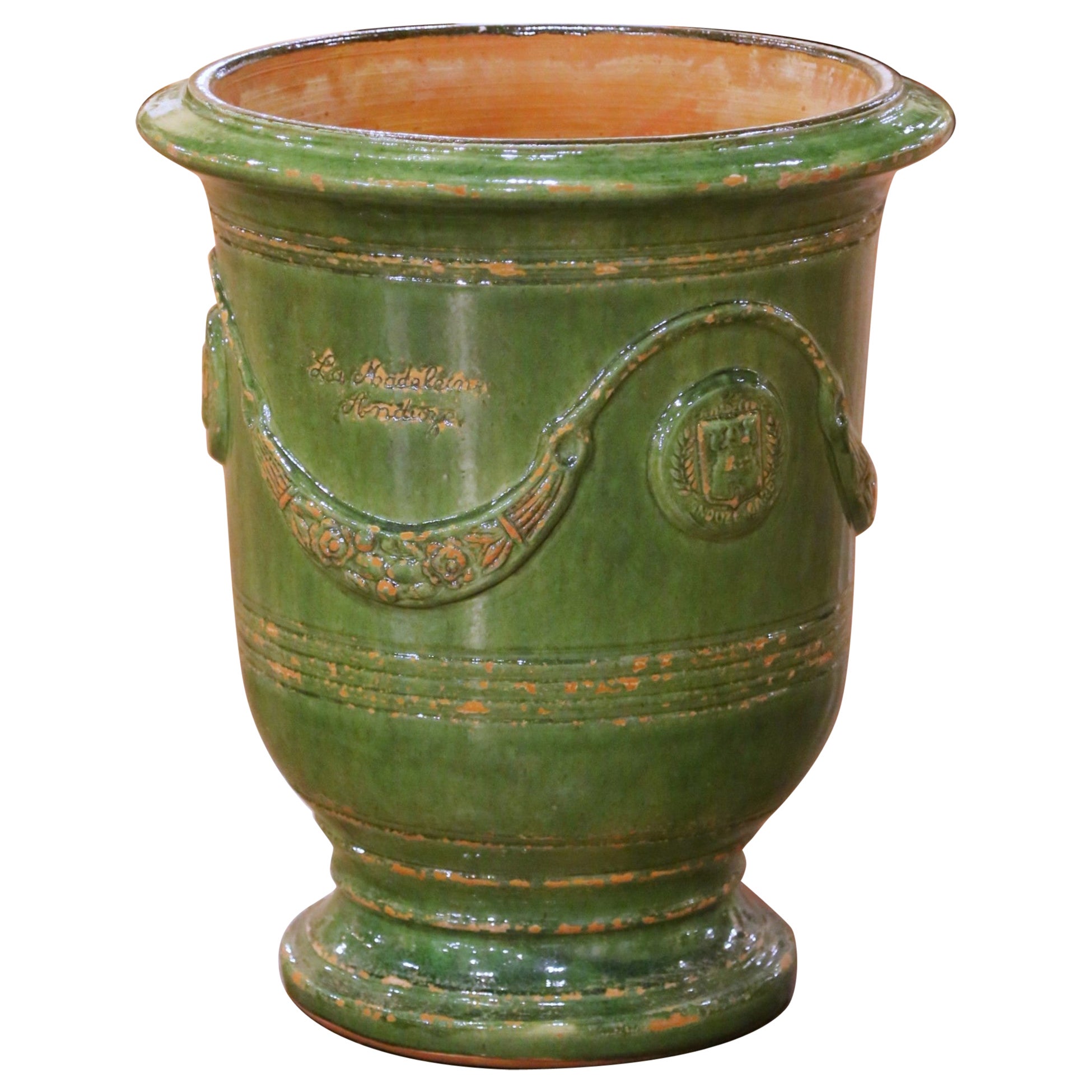Jardinera Anduze de terracota francesa hecha a mano por La Madeleine