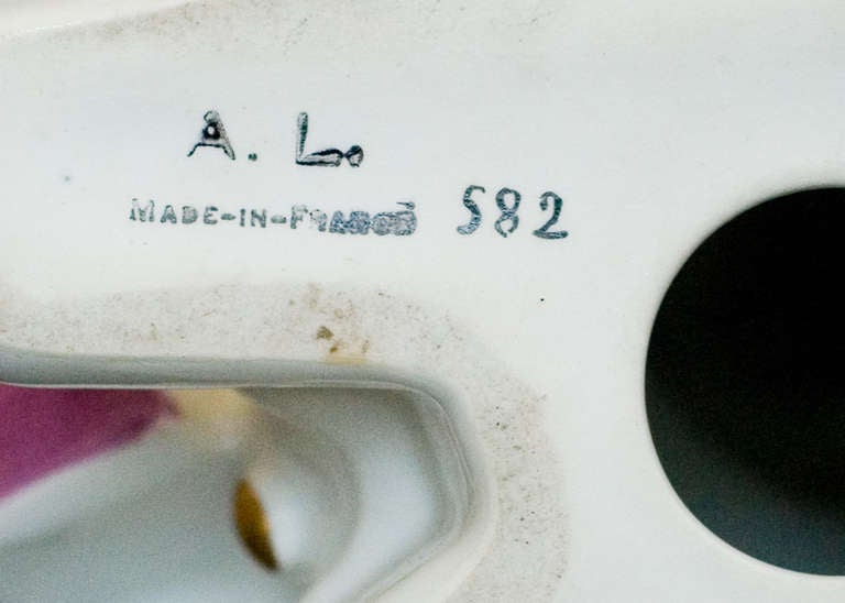 Aladin: Harlekin-Keramik-Tinten- und Stiftständer mit Pailletten im Zustand „Hervorragend“ im Angebot in Van Nuys, CA