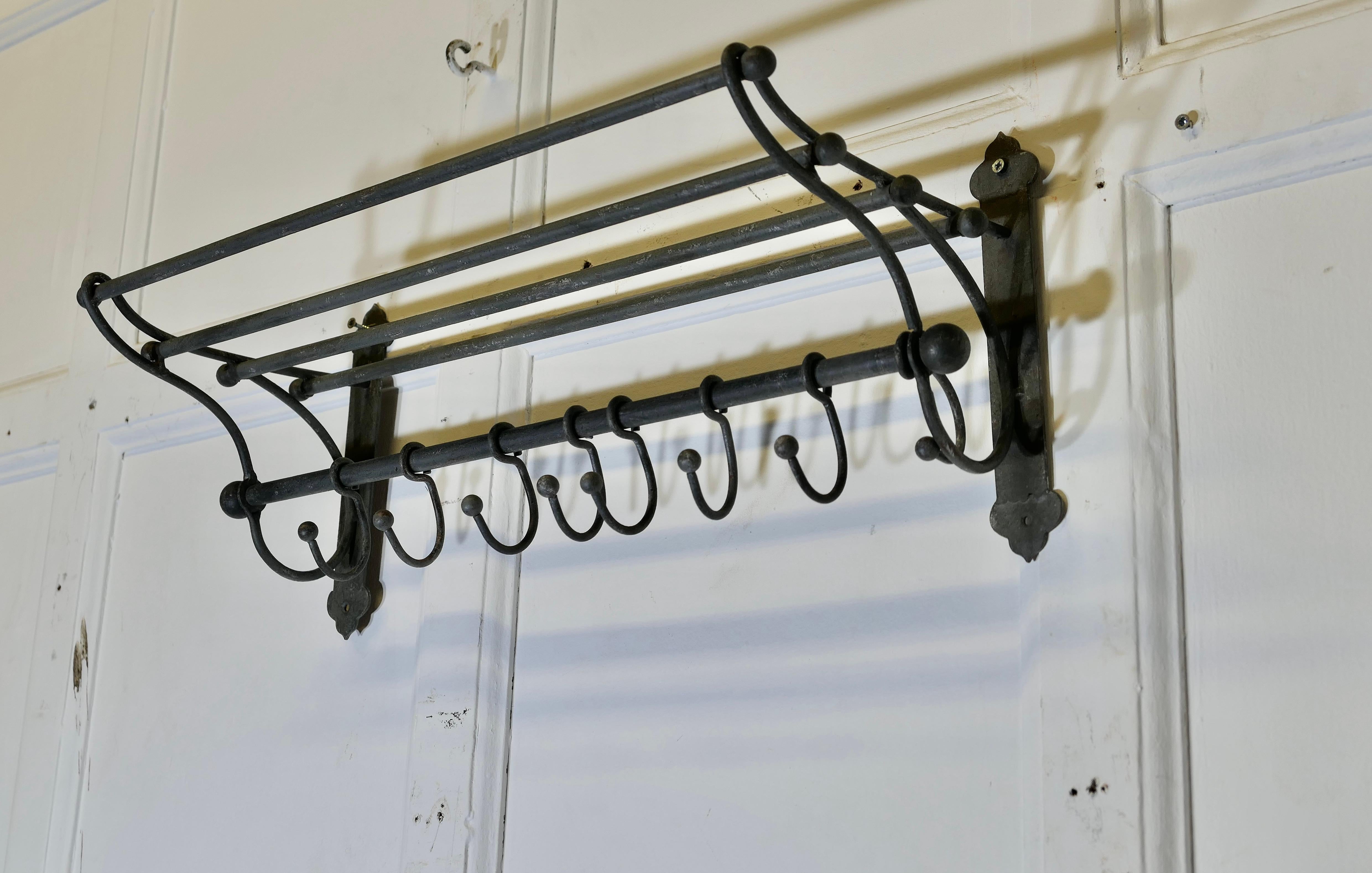 Art Deco French Hat and Coat Rack