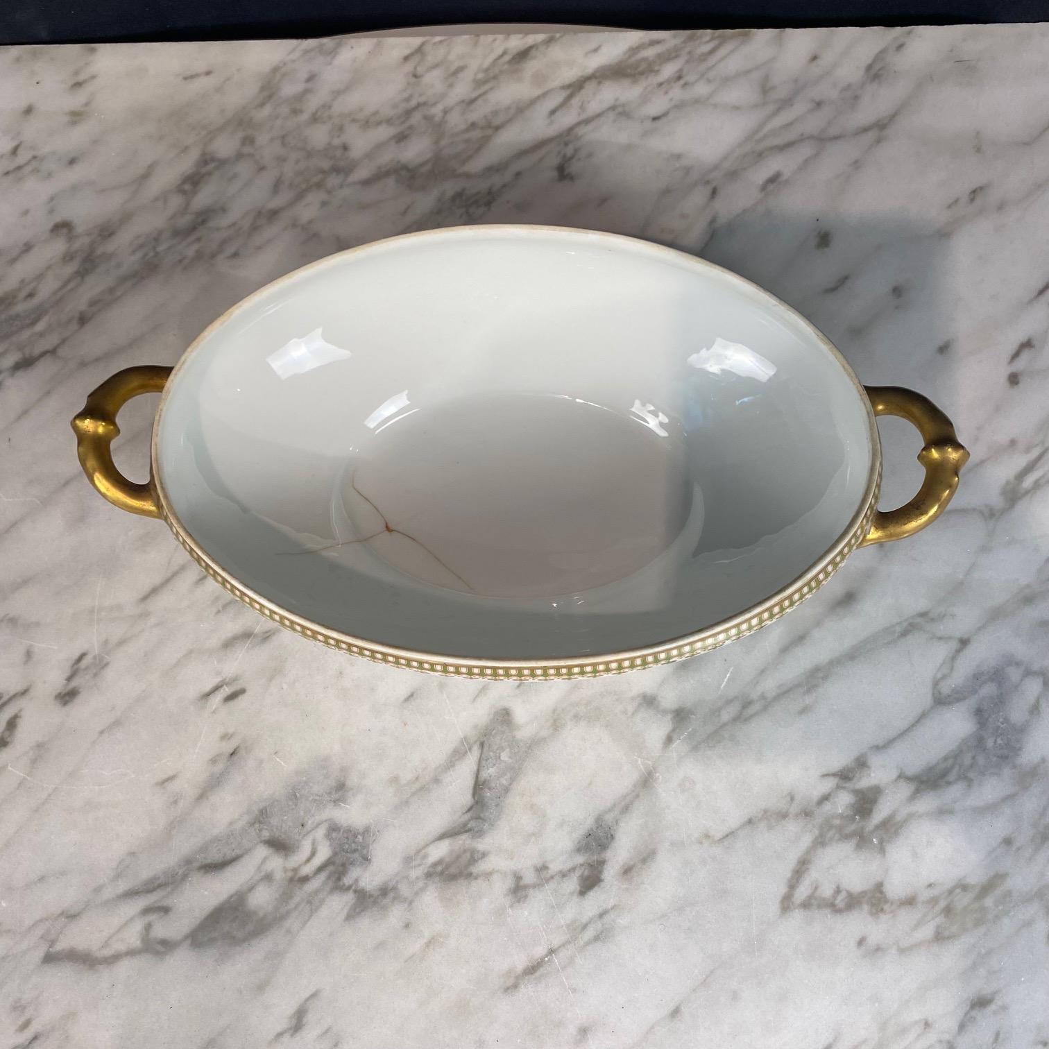 Französisch Haviland Limoges 123 Stück Gold Porzellan Geschirr Service Set im Angebot 15