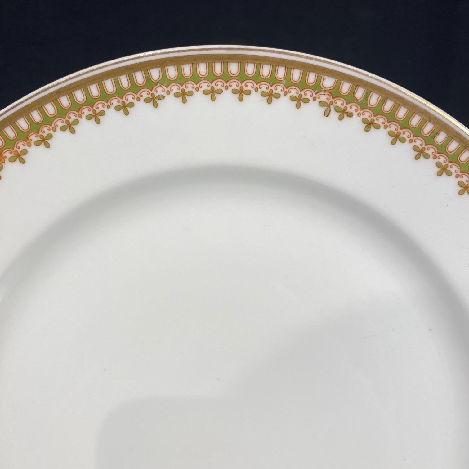 Französisch Haviland Limoges 123 Stück Gold Porzellan Geschirr Service Set im Zustand „Gut“ im Angebot in Hopewell, NJ