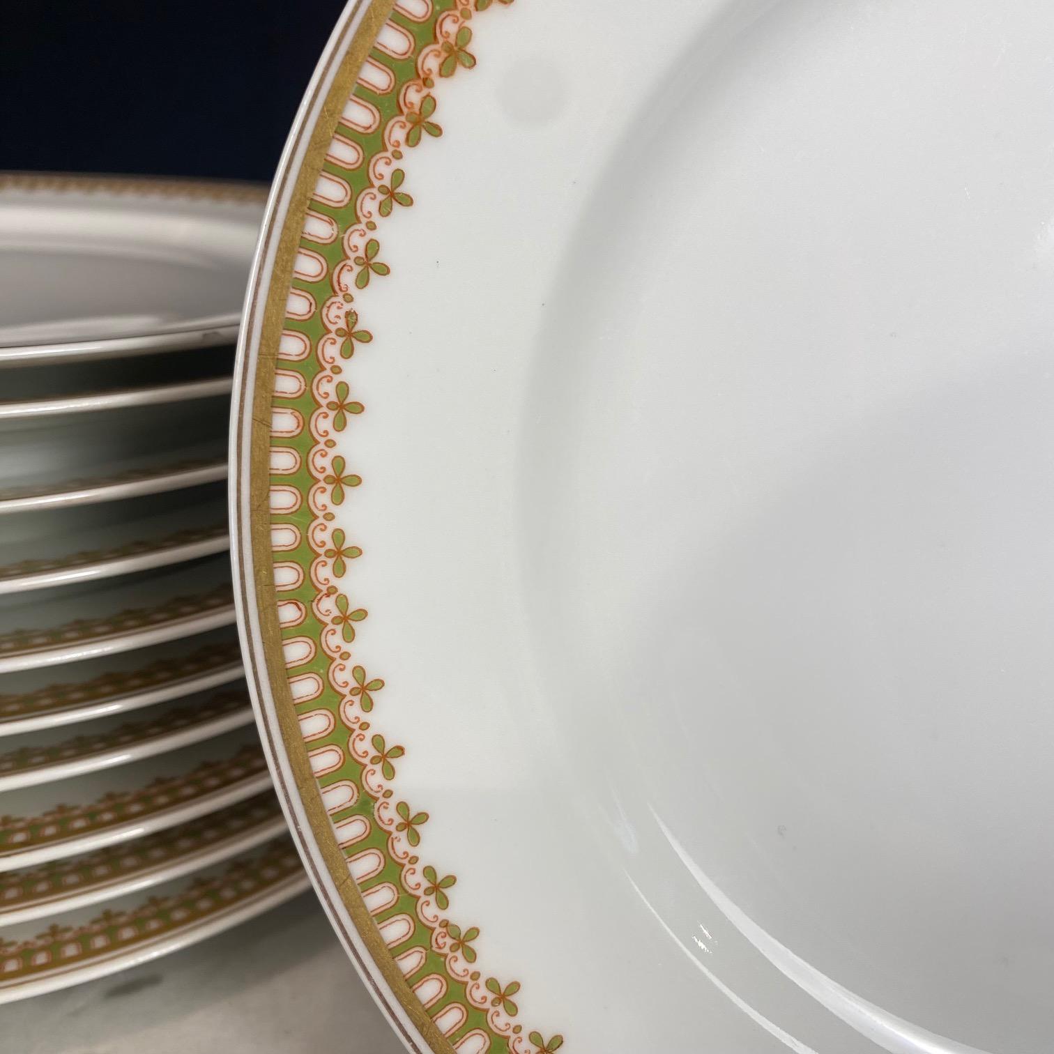 Französisch Haviland Limoges 123 Stück Gold Porzellan Geschirr Service Set (Frühes 20. Jahrhundert) im Angebot
