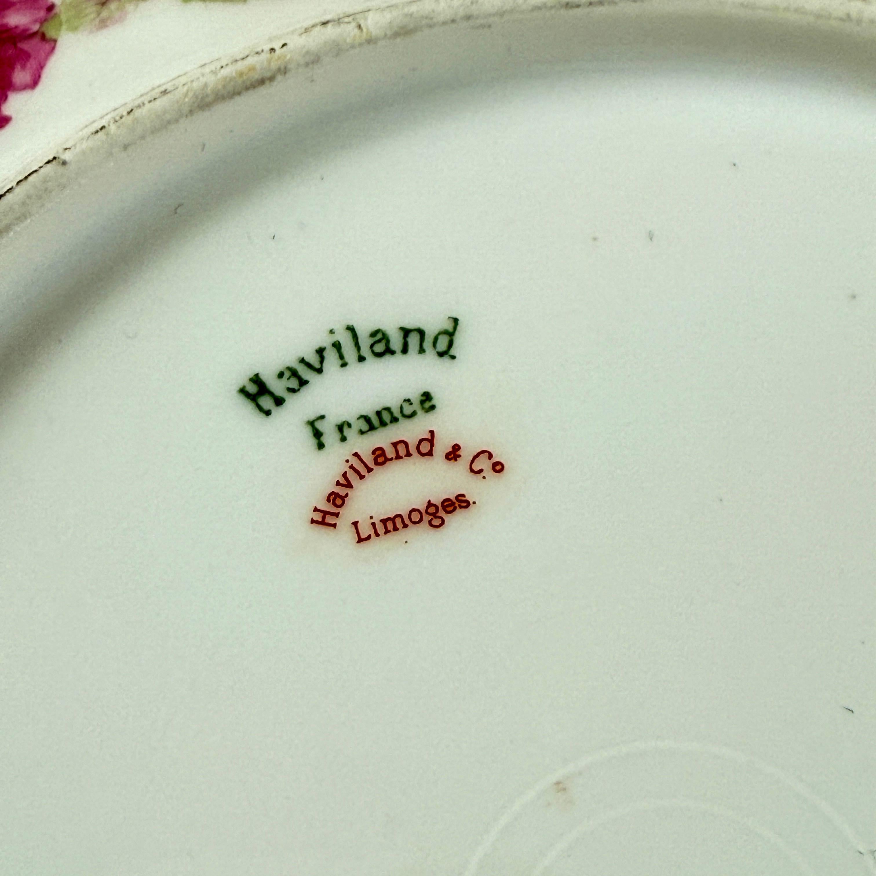 French Haviland Limoges Petal Shaped Rose Bowl For Sale 2