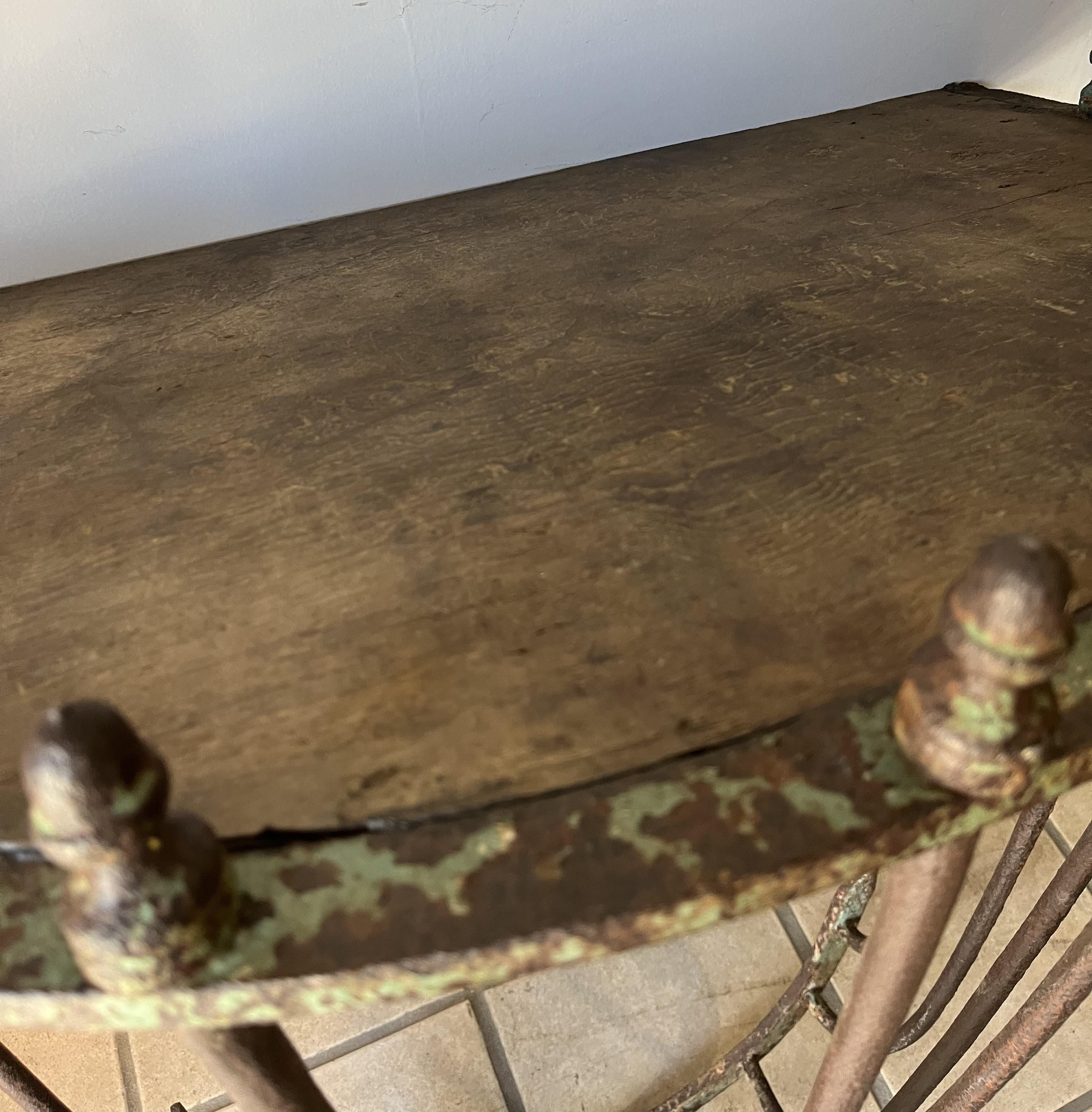 Mangeoire à foin française Console Demi Lune en vente 7
