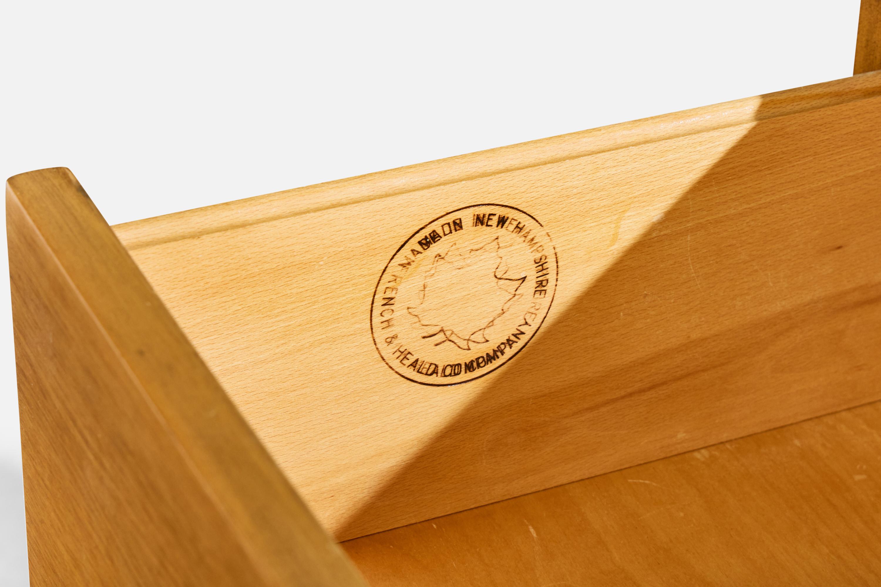 French & Heald, Chests of Drawers, Wood, USA, 1950s en venta 3