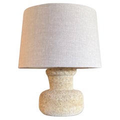 French heavy carved stone lamp. c.1960’s