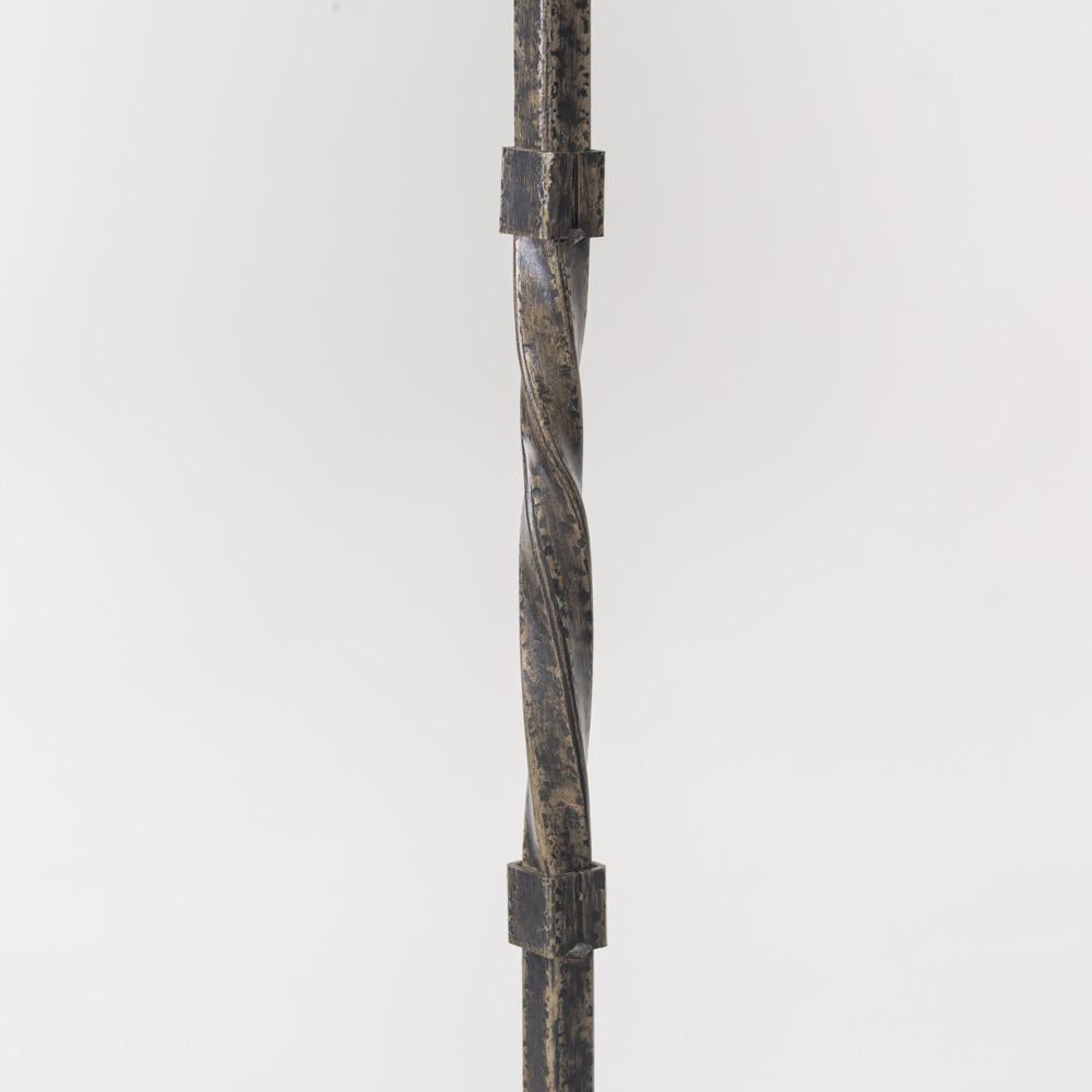 French Heavy Iron Floor Lamp For Sale 3