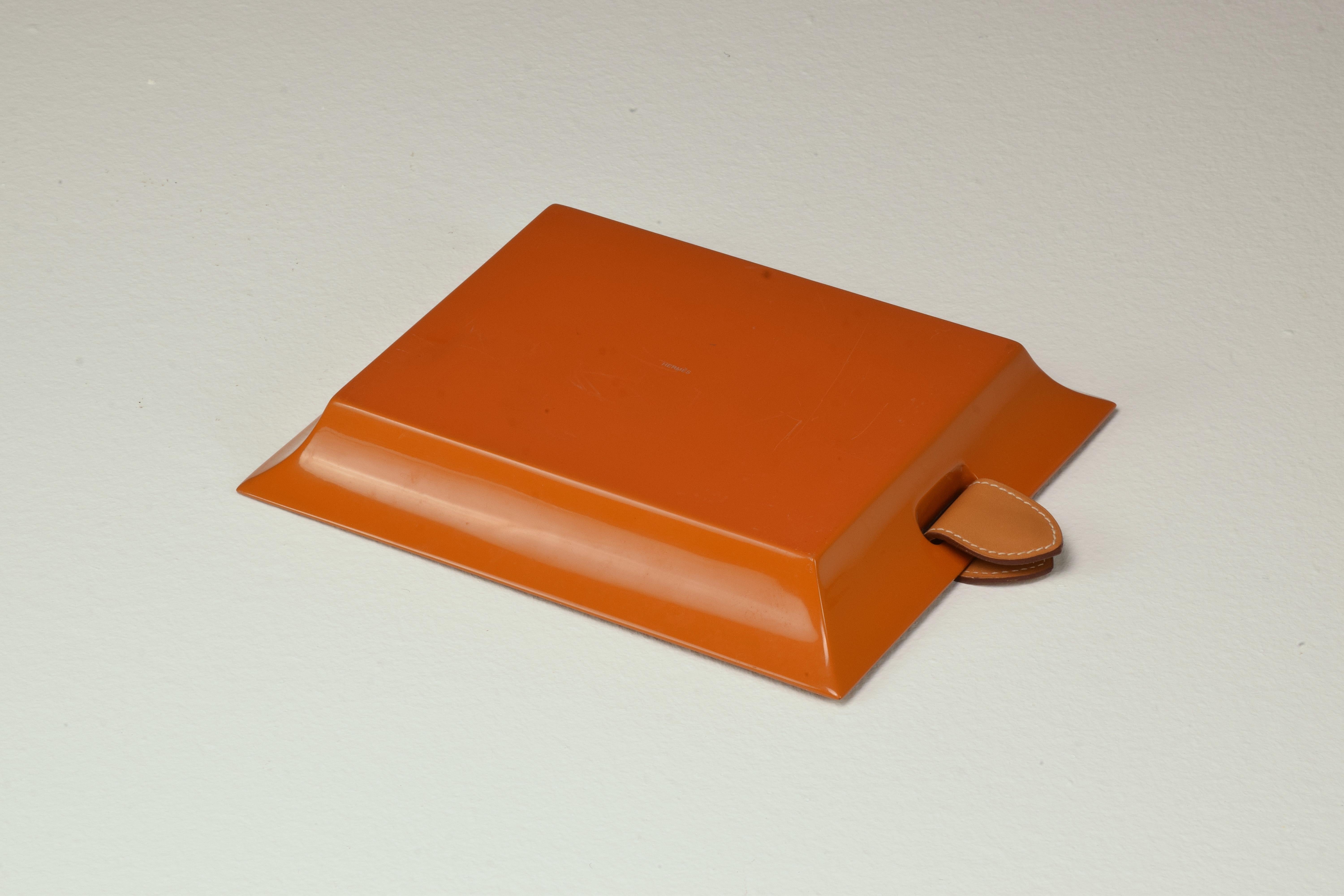 Leather French Hermes Vide Poche, 2010