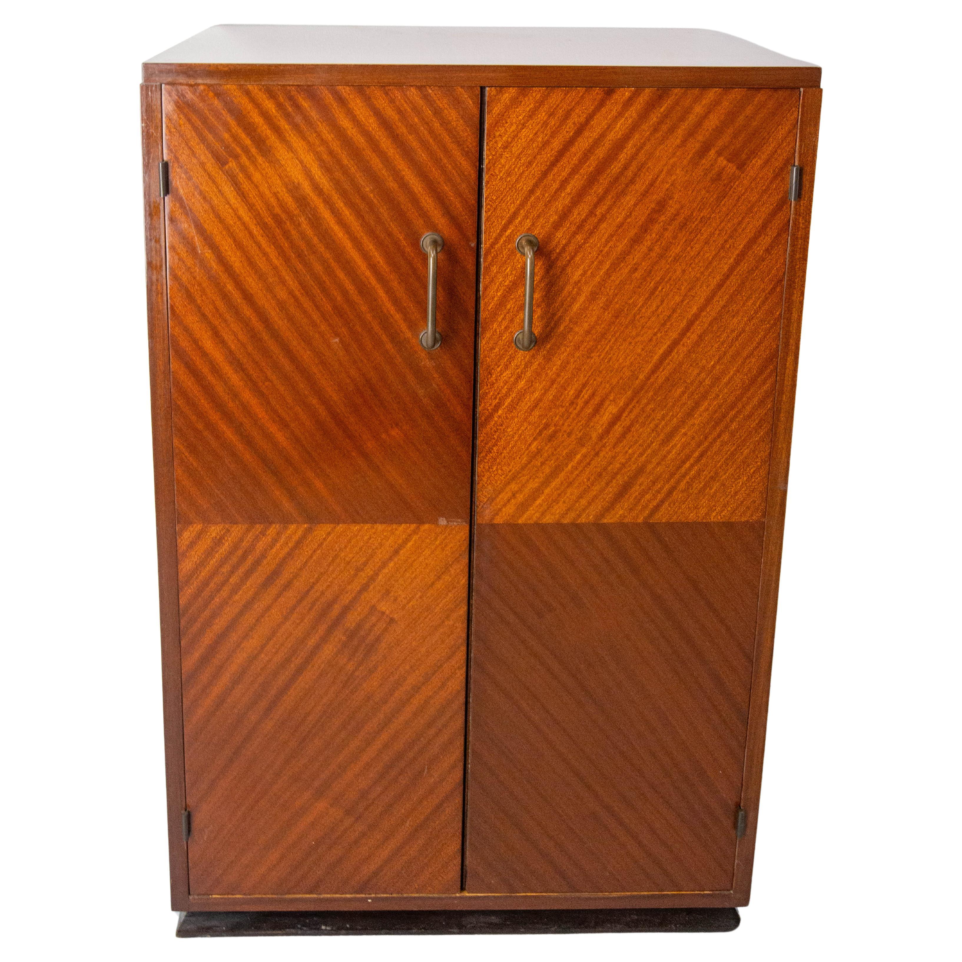French Hi Fi Cabinet Vinyl Storage & Record Player Storage Desk Storage c 1960 For Sale