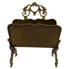 French Hollywood Regency Bronze Card, Letter Holder or Miniature Rack
