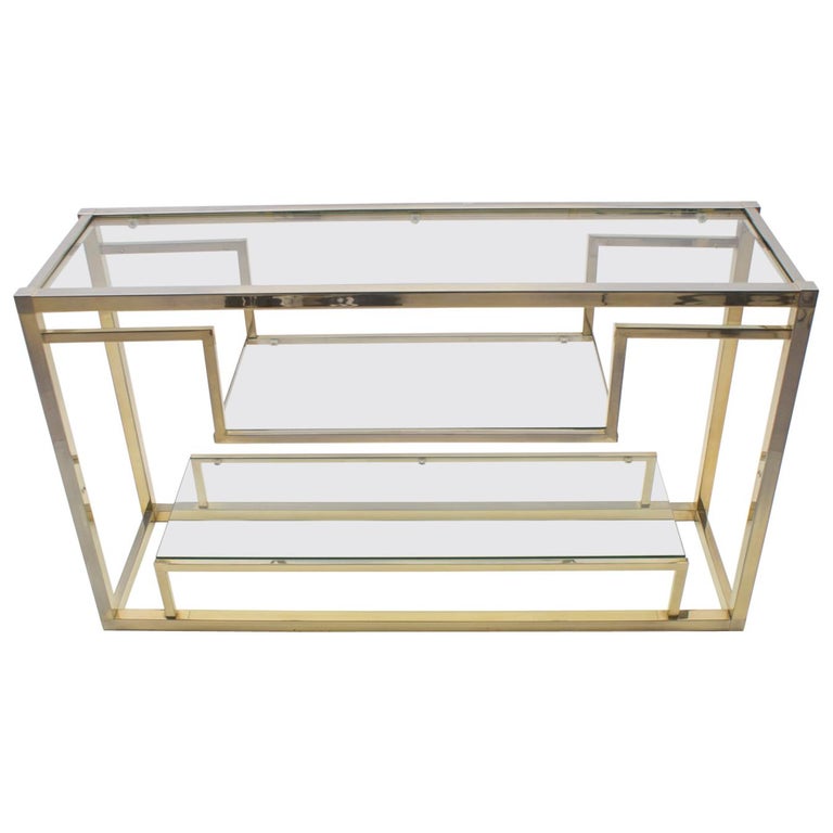 French Hollywood Regency Étagère / Sideboard, 1970s For Sale