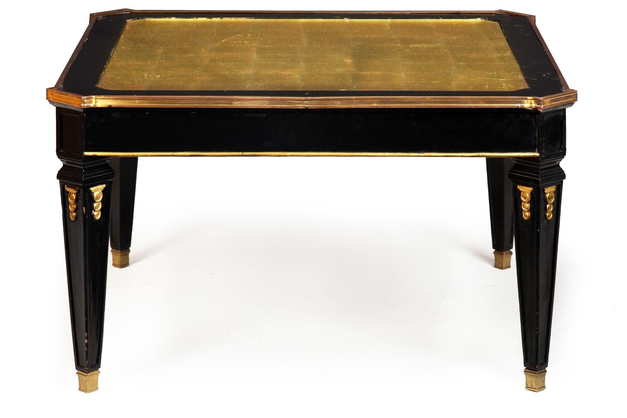 Hollywood Regency Table basse de style régence hollywoodienne par Maison Jansen vers 1970 en vente