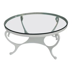 45" French Hollywood Regency Style Coffee Table