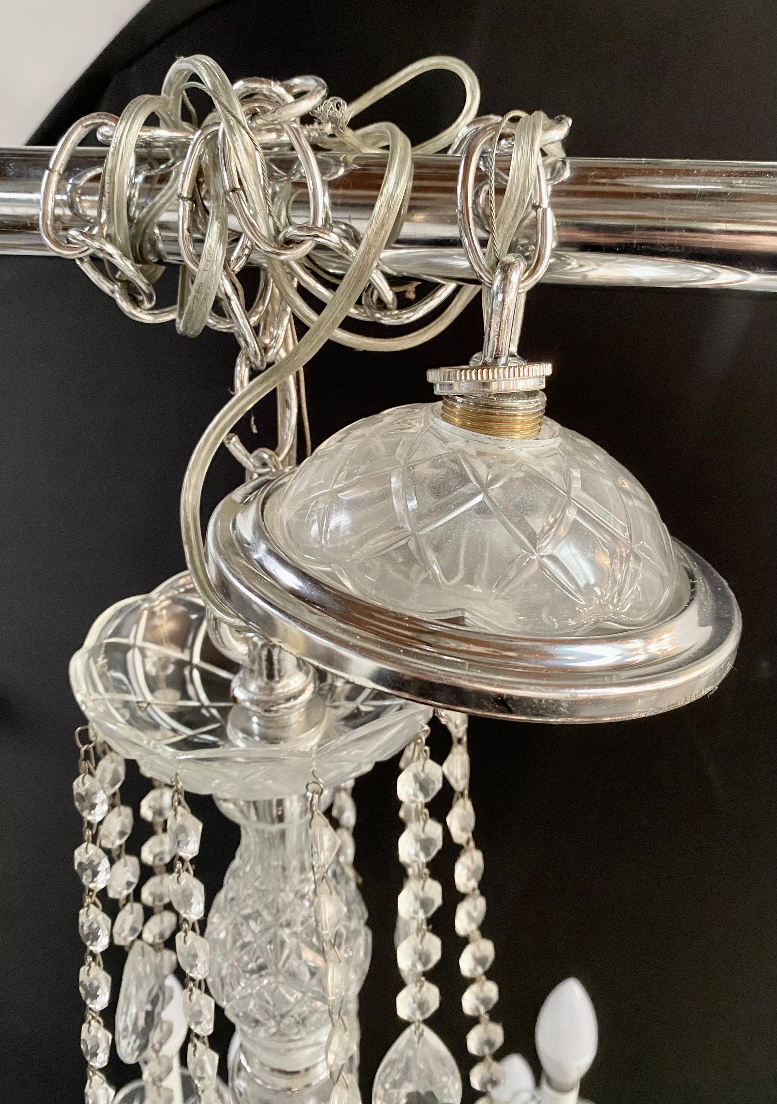 French Hollywood Regency Style Crystal Chandelier, 15 Arms  For Sale 5