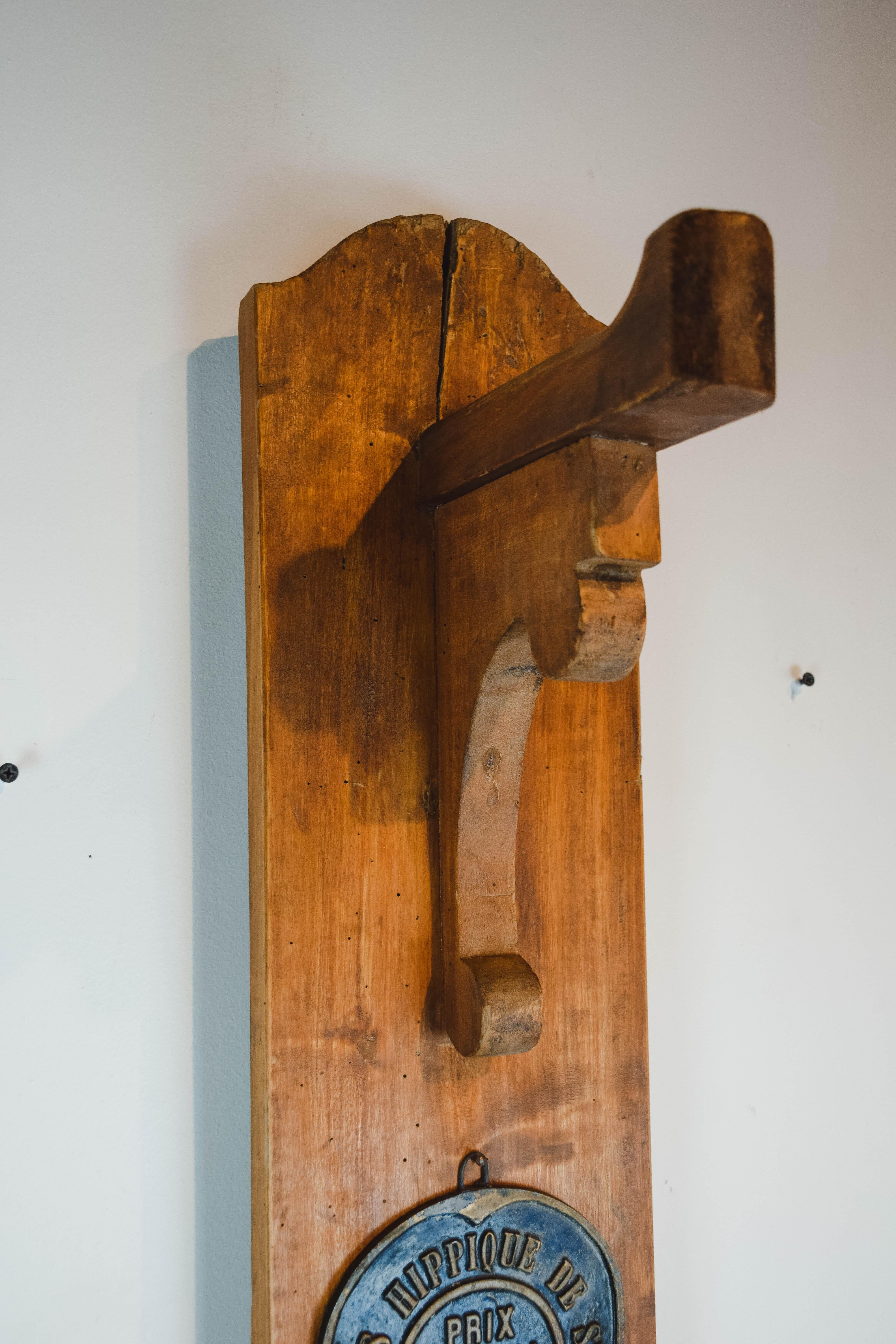 Metal French Horse Tack Rack