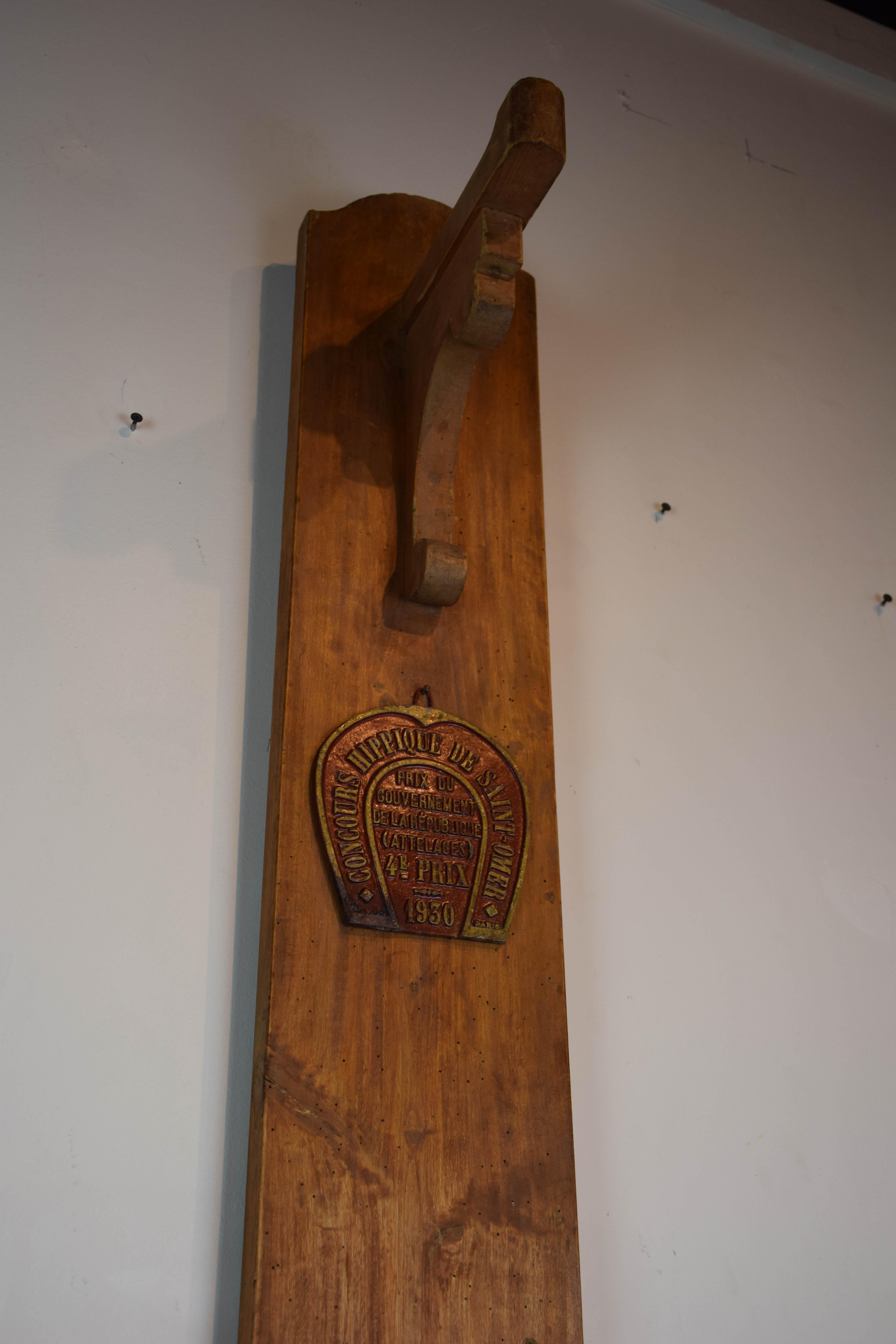 French Horse Tack Rack 1