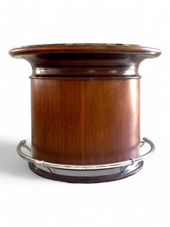 Französische Hufeisen-/Halbmond-Bar und ihre 2 Hocker – Marmor – Art déco – Art déco – Frankreich