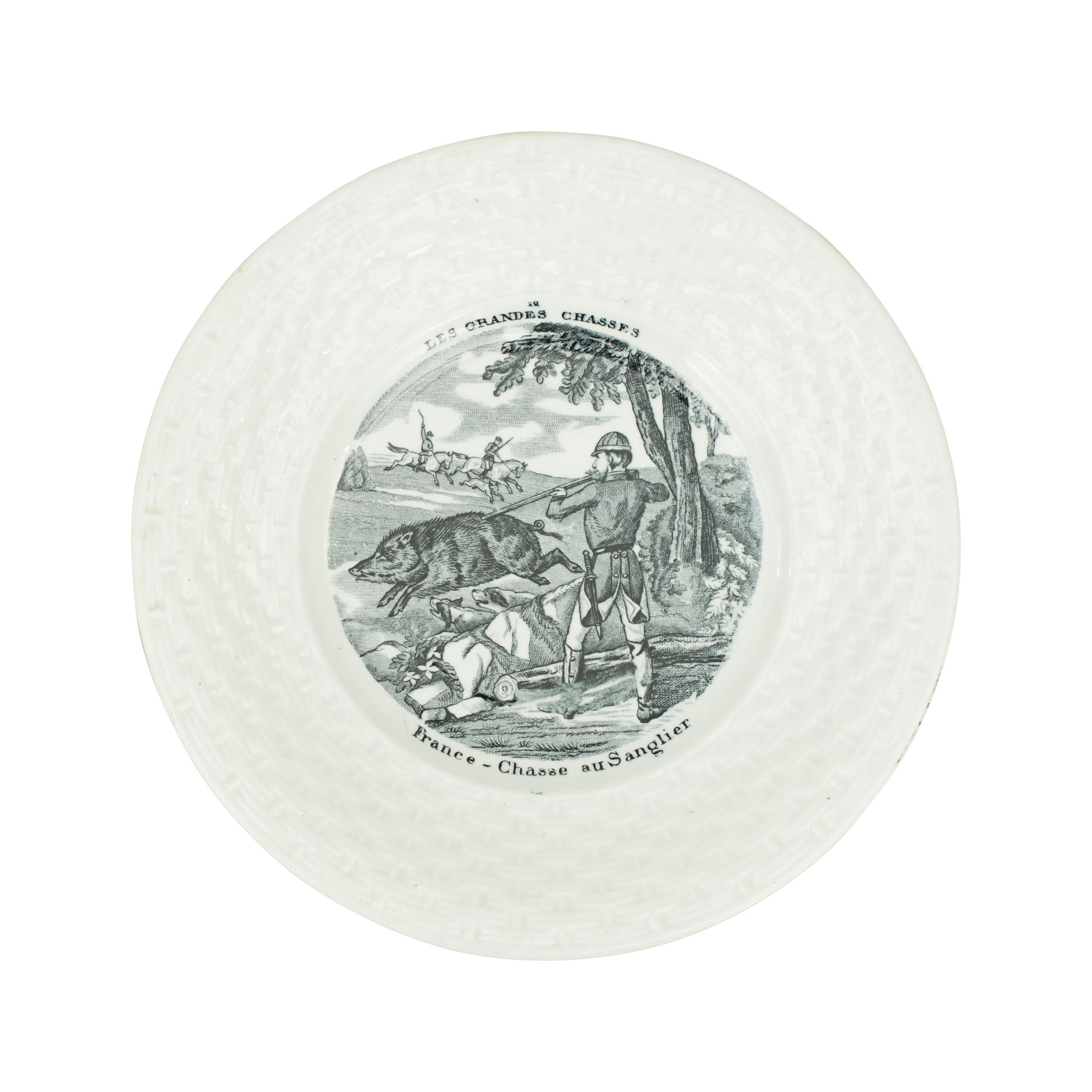 French Hunting Plates, Great Hunts Series For Sale 4
