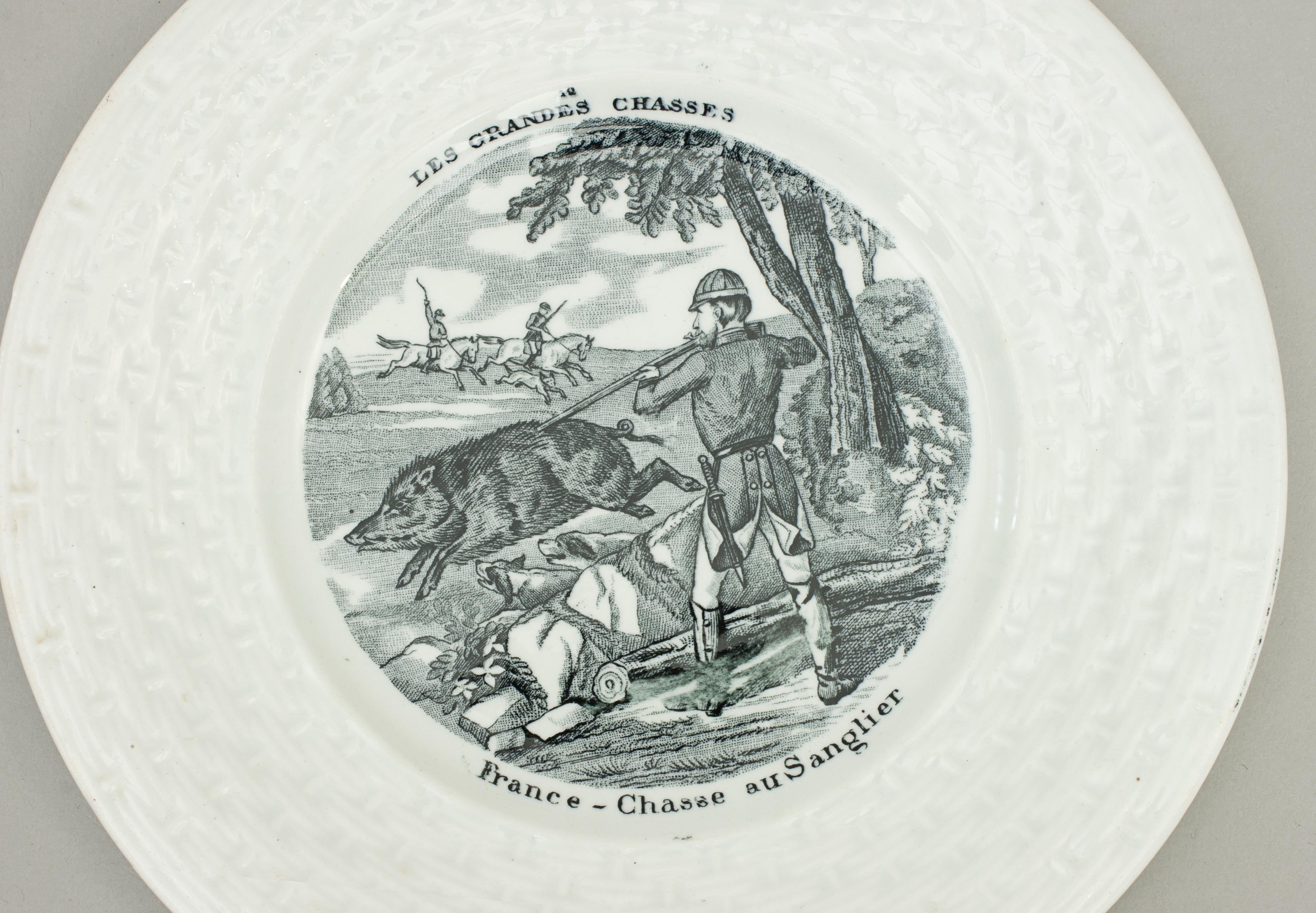 French Hunting Plates, Great Hunts Series For Sale 5