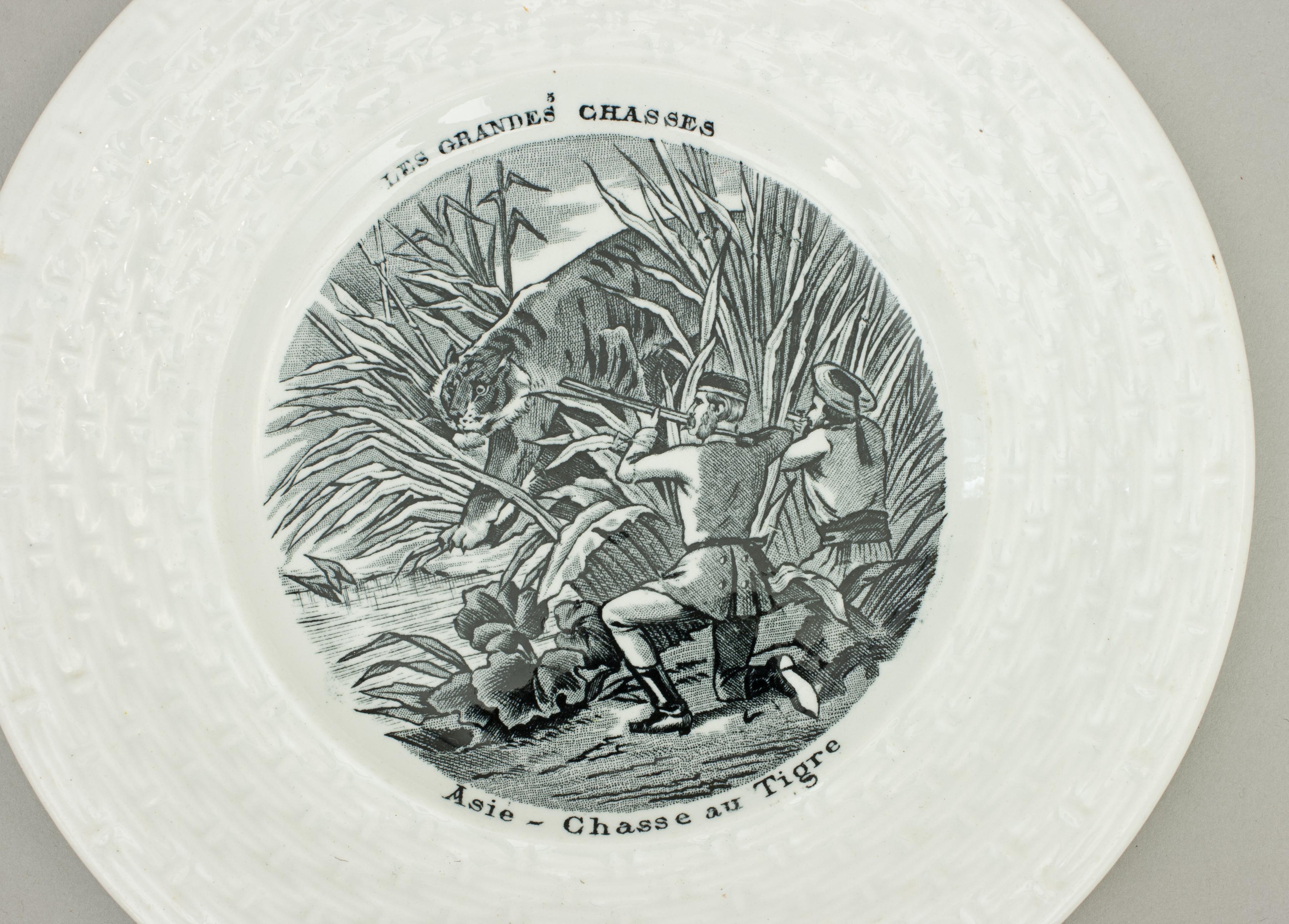 French Hunting Plates, Great Hunts Series For Sale 7
