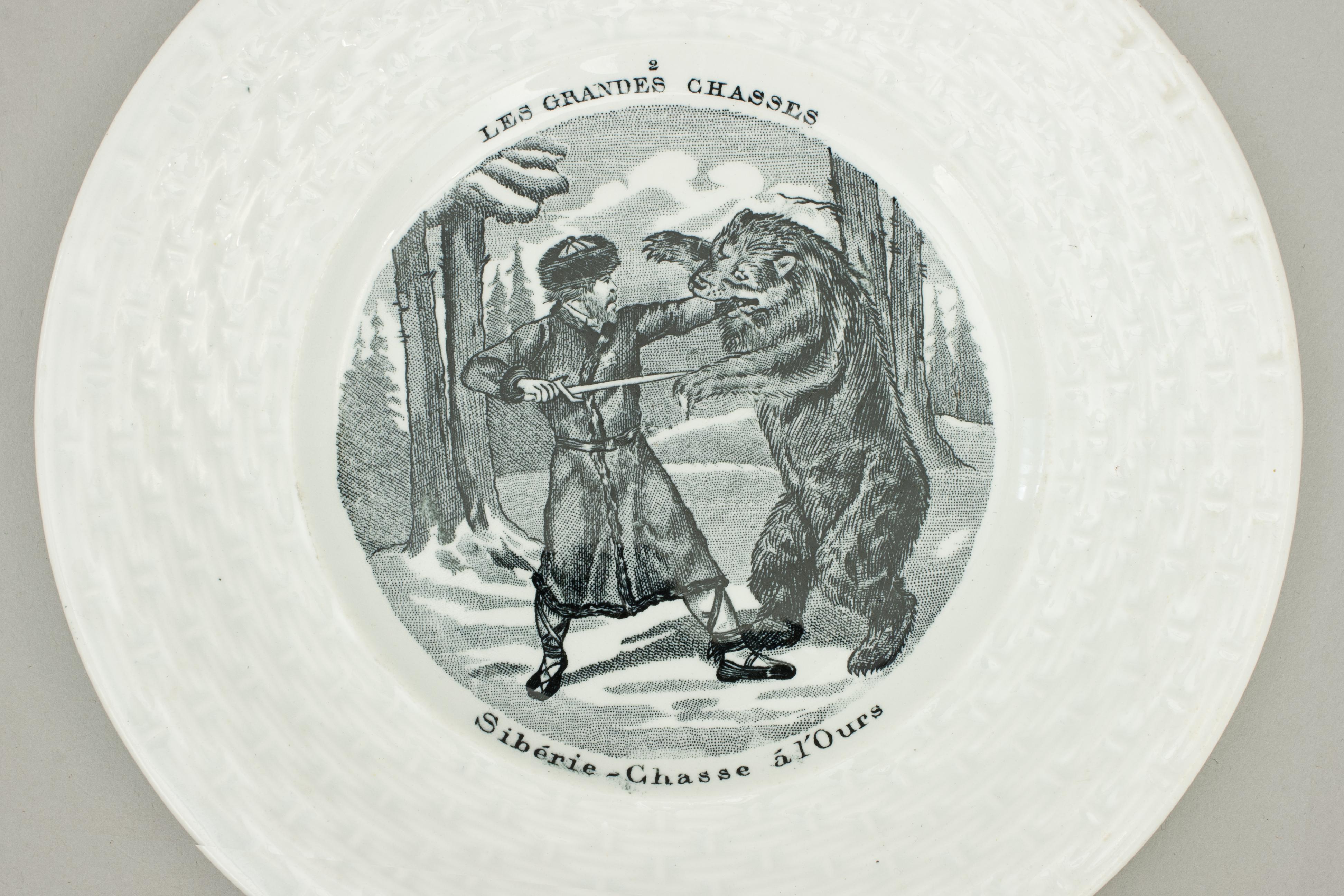 French Hunting Plates, Great Hunts Series For Sale 1