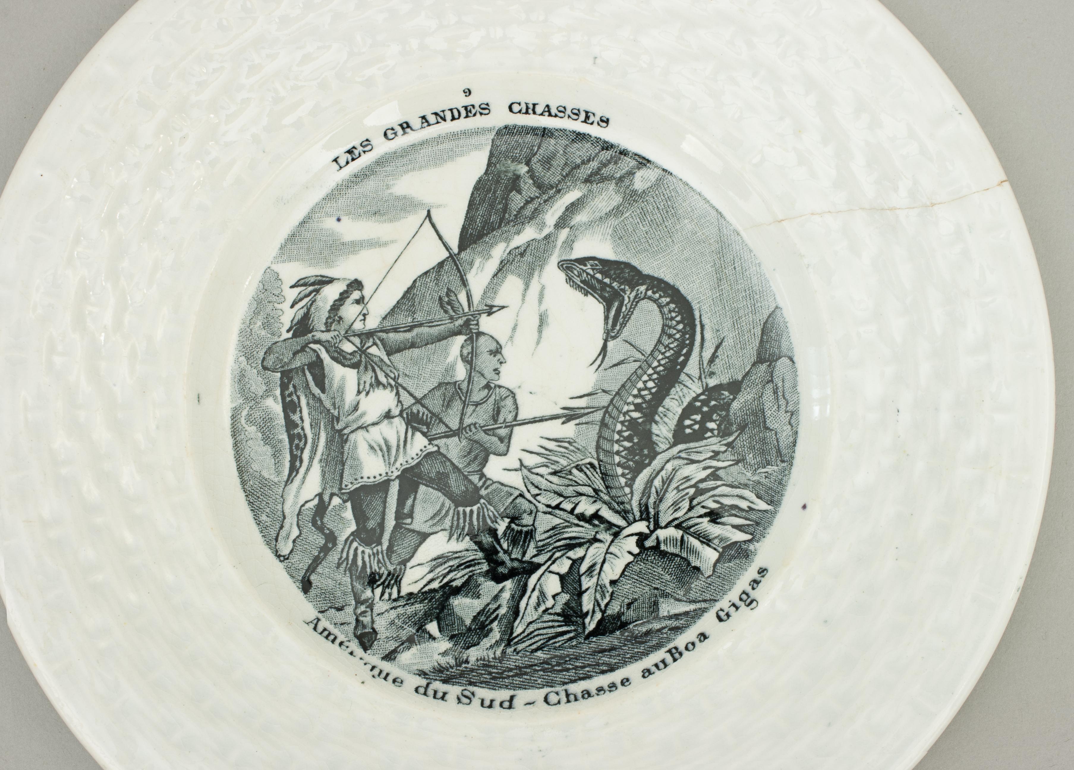 French Hunting Plates, Great Hunts Series For Sale 3