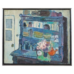 Retro French Hutch Painting