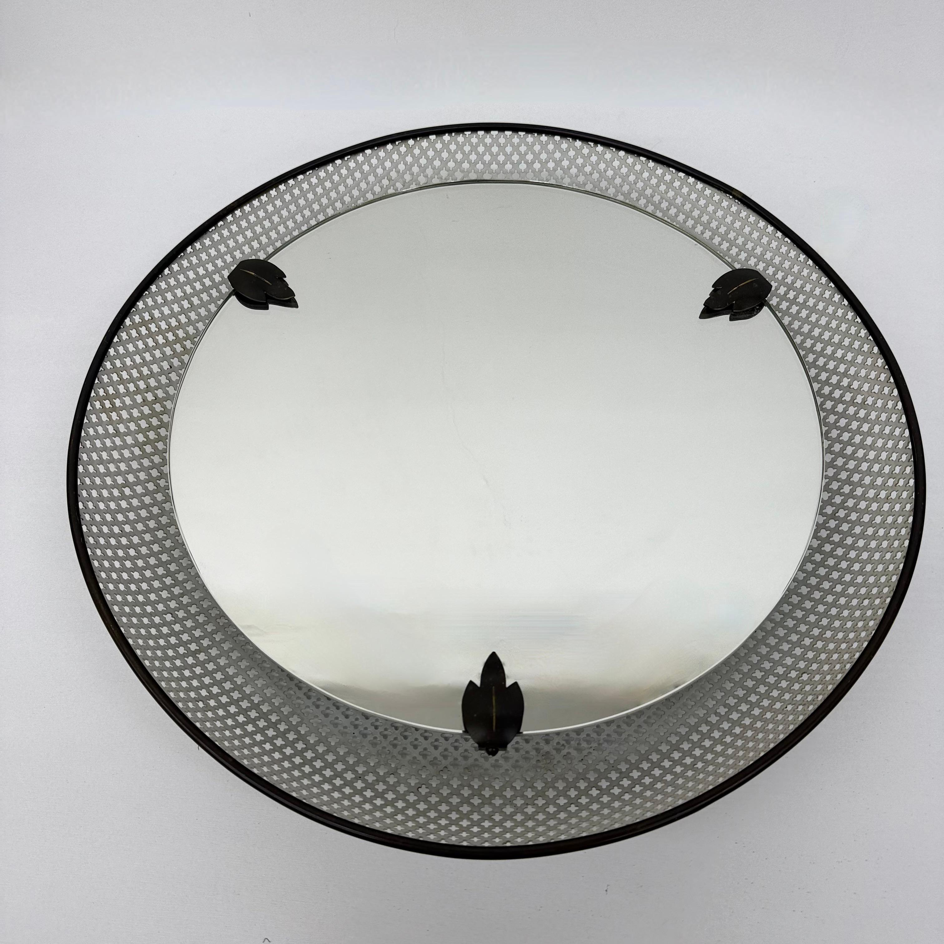 Miroir éclairé par Mathieu Mategot , années 1950 en vente 4