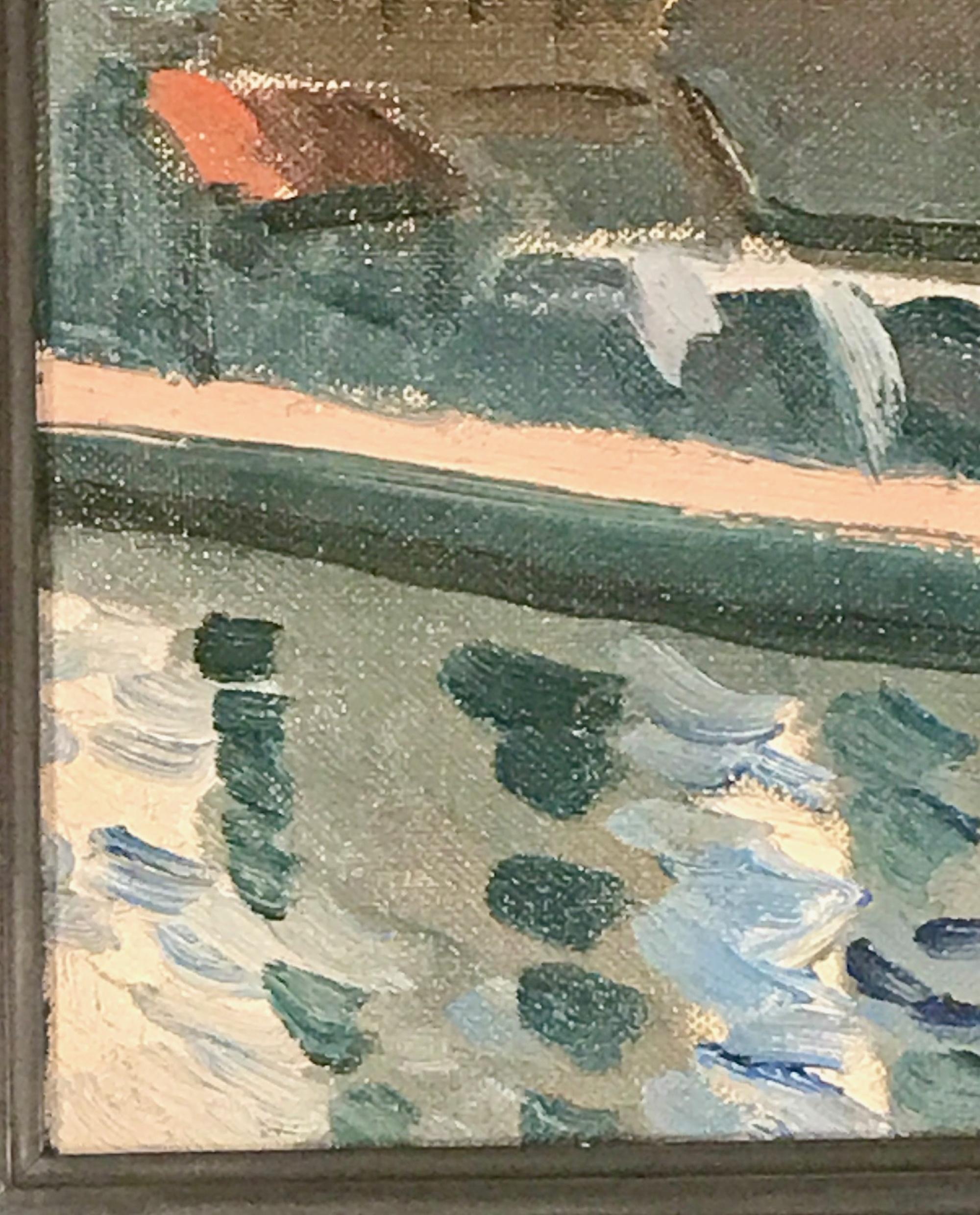Pintura al óleo fauvista impresionista francesa de Paul Lucien Maze Francés